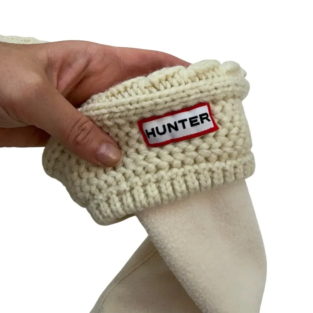 Hunter Cable Knit Tall Boot Socks M/L 8-10